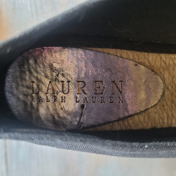 Ralph Lauren Cecilia Espadrille Wedge Shoes - Picture 6 of 8